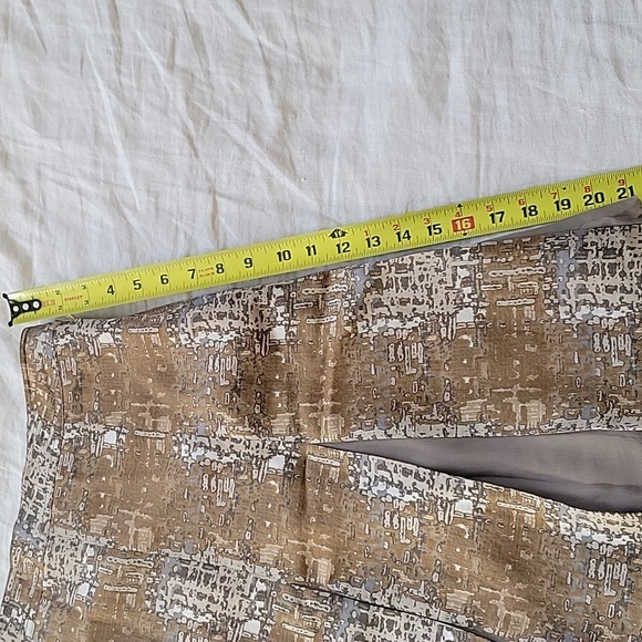 Tory Burch Brown/Tan Pleated Skirt - Picture 10 of 10